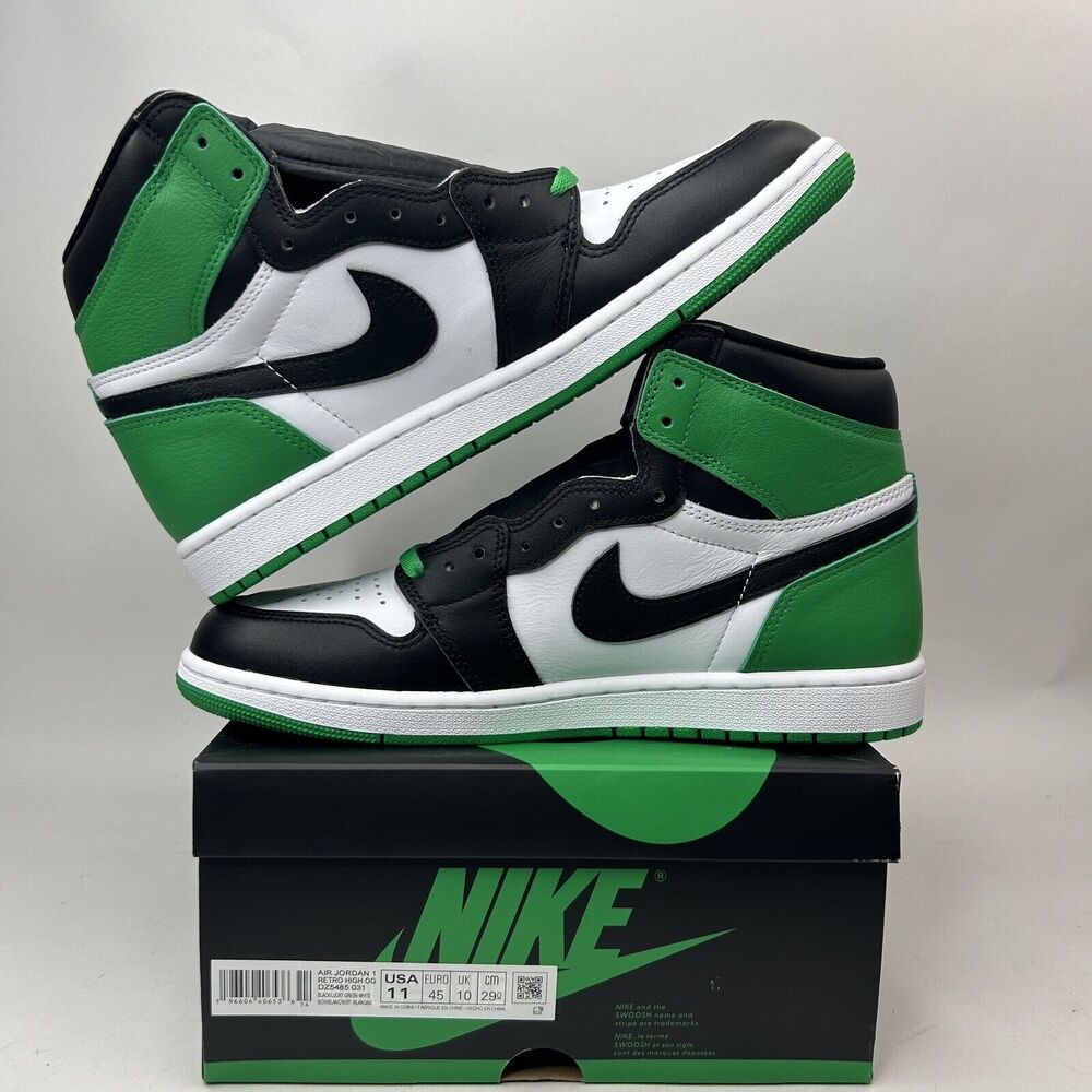 Nike Air Jordan 1 Retro High OG “Lucky Green” 2023 - Picture 3 of 5